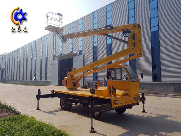 車載折臂式高空作業(yè)平臺/ 車載折臂式高空升降平臺