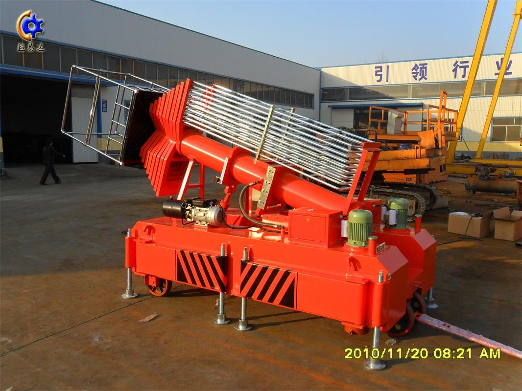 可傾斜式套缸升降機