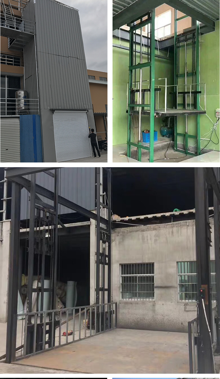 單跨導(dǎo)軌式貨梯